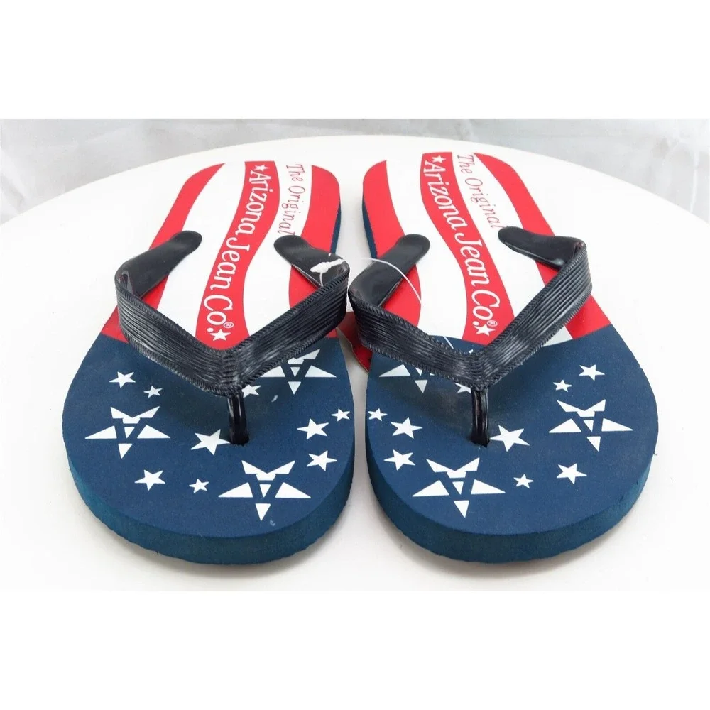 Arizona Jeans Sz 6-7‎ M Multicolor Flip Flop Synthetic Women Sandals